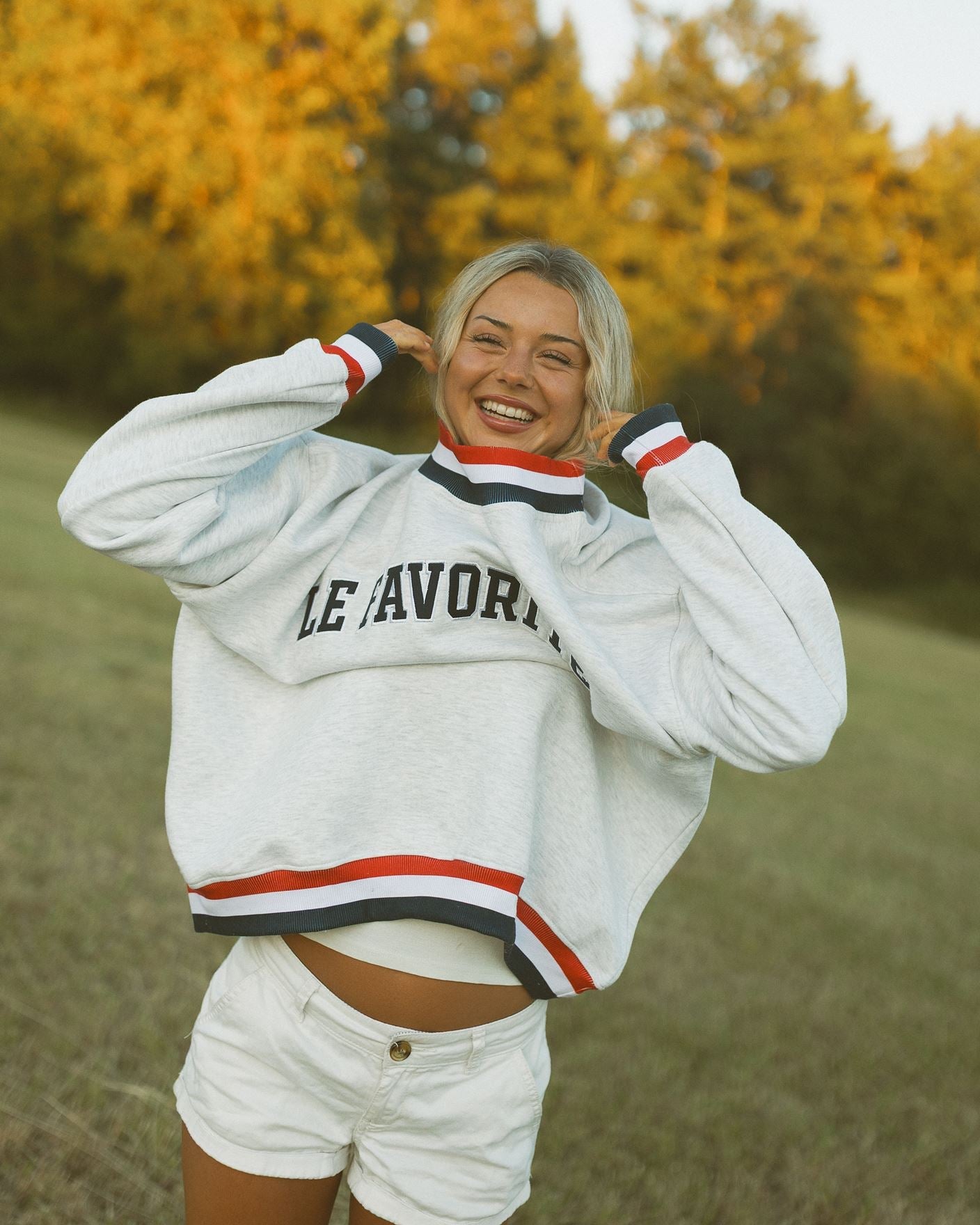Americana Varsity Mockneck