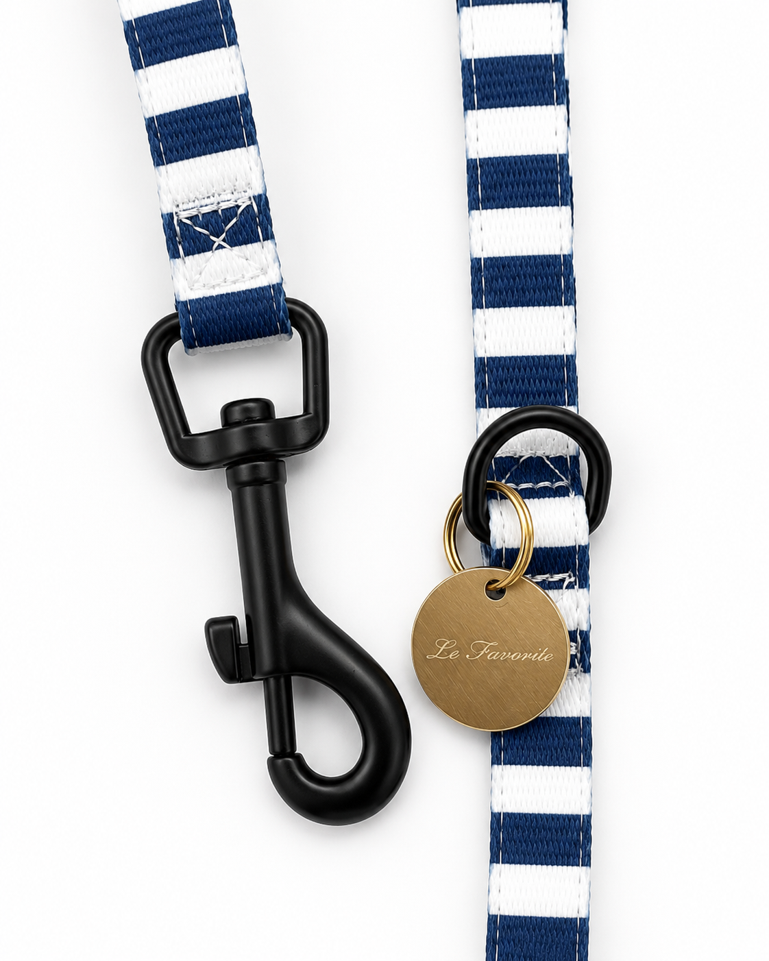 Signature Striped Dog Leash