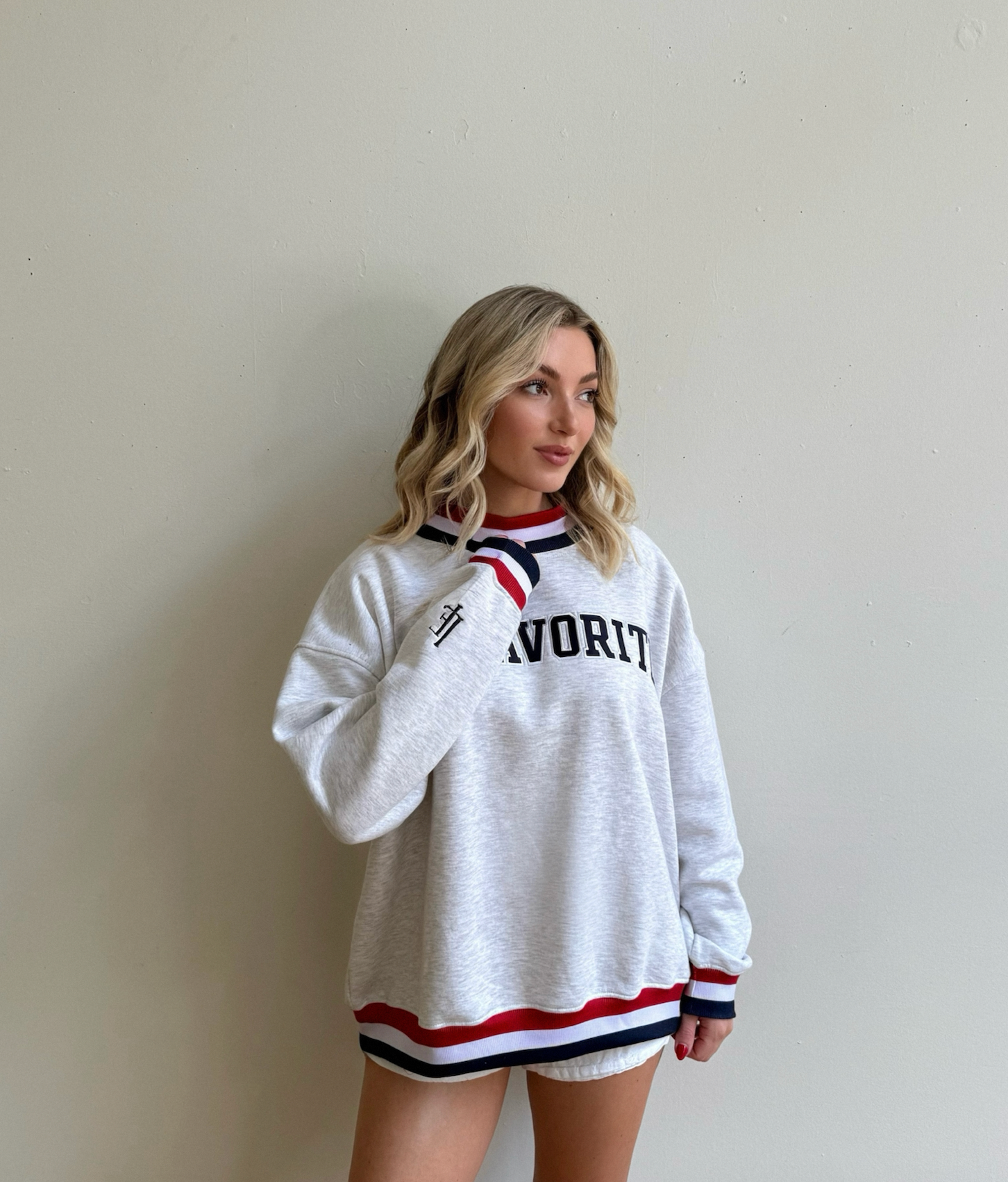 Americana Varsity Mockneck