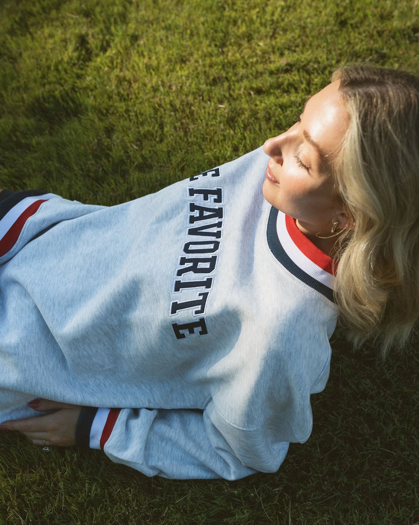 Americana Varsity Mockneck